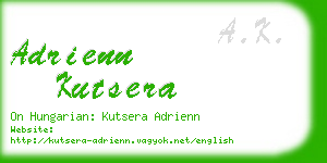 adrienn kutsera business card
